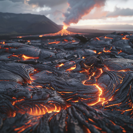 Kilauea Volcano, Hawaii Volcanoes National Park, USAの素材