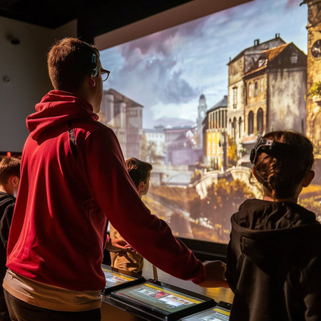 Tourists visit the Museum of Natural History in Vienna.の素材