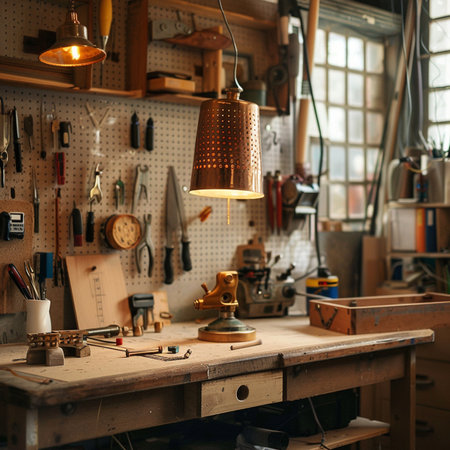 Furniture workshop. Workplace of a craftsman in the workshopの素材