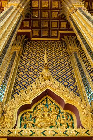 Detail of temple in Thailandの写真素材