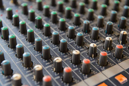 Part sound board mixerの写真素材