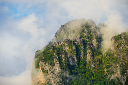 Fog over the mountains
