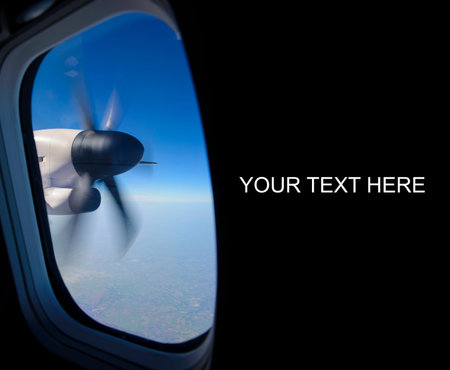 Turboprop airplane