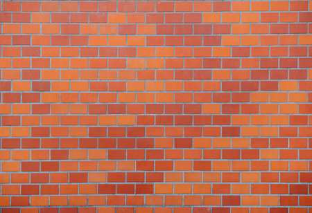 Orange tiled wall background