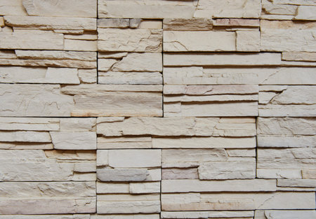 Stacked stone walls background