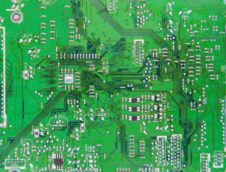 Electronic circuit abstract background