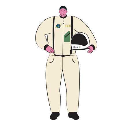 Astronaut with spacesuitのイラスト素材