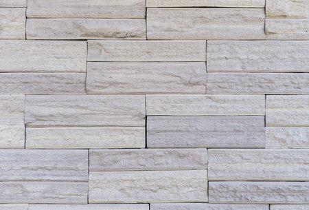 Gray stone brick wall texture