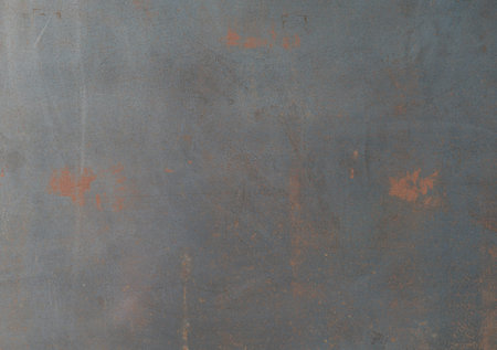 Rusted on surface of the old iron
