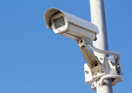 Video security used to control the movement of people, everything is recorded on a tape.