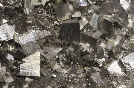 Silver rock creates a graphic background.の写真素材