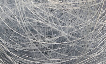 Network in plastic used for fisheriesの写真素材