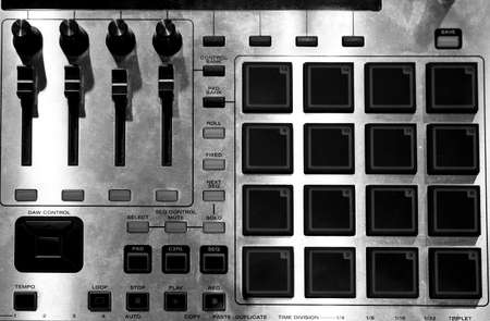 Control Panel to mix electronic or hip hop musicの写真素材