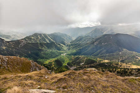 Landscape of the Ligurian Alps of Monte Saccarelloの写真素材