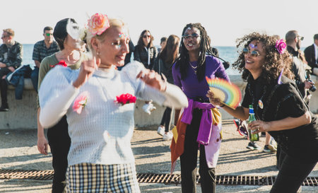 Journalistic reportage of the LGBT pride held in Sanremo