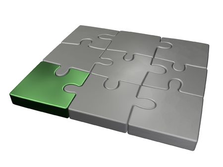 small jigsaw puzzleの写真素材