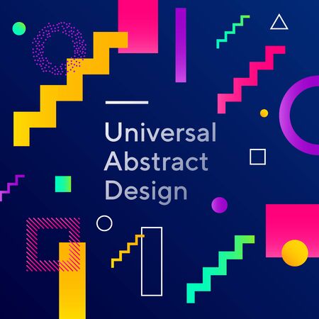 Bright abstract background designのイラスト素材