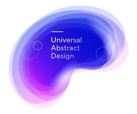 Trendy abstract gradient spotsのイラスト素材