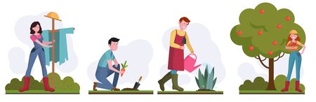 Garden work setのイラスト素材