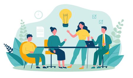 Business team working togetherのイラスト素材