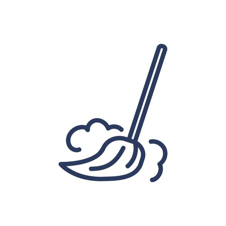 Mop thin line iconのイラスト素材