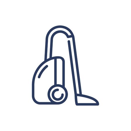 Vacuum cleaner thin line iconのイラスト素材