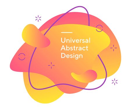 Coloured bright graphic objectsの写真素材