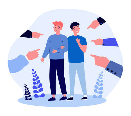 Gay intolerant societyのイラスト素材
