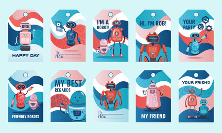 Robots show tags set