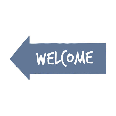Online Welcome chat comment. Cartoon dialogue and speech bubbles with word inside. Can be used for...