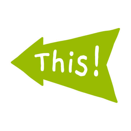 Colorful speech bubbles with text THIS. Online chat words, message, internet dialog. Can be used for social media, online application, communication conceptのイラスト素材