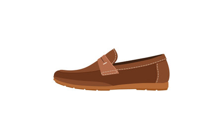 Footwear flat picture for web design. Cartoon stylish seasonal summer and autumn boots isolated vectorのイラスト素材