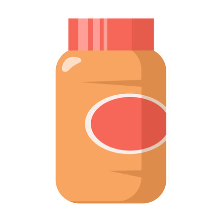 Food in can and jar vector illustration. Tinned goods, sauce, beans, soup for pantry or storage on white backgroundのイラスト素材