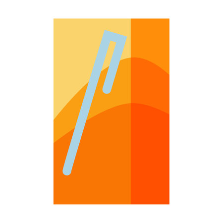 Orange juice box and drinking straw isolated on white background. Colorful junk food package. Cartoon vector illustration. Fast food, plastic, product package conceptのイラスト素材