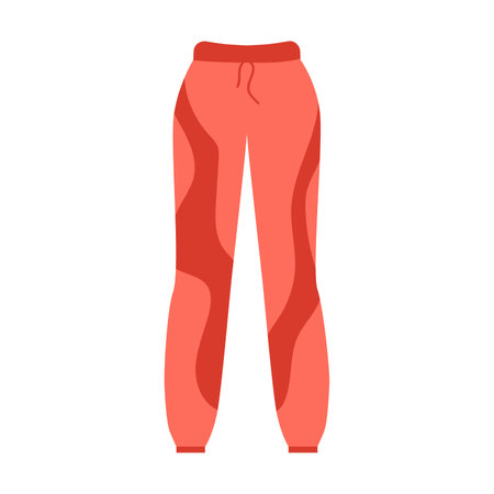 Female garments as pants, trousers, shorts. Fashion concept. Clothes for women. Vector illustrationのイラスト素材