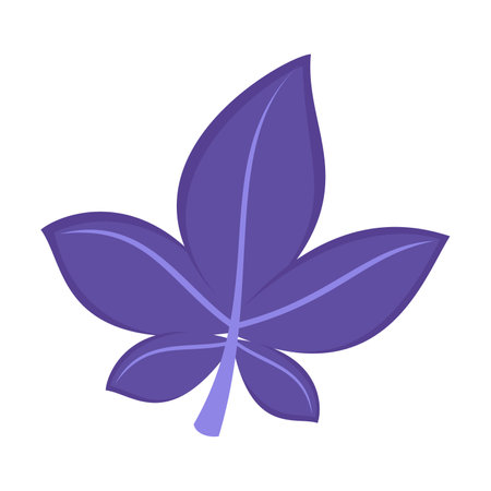 Autumn leaves isolated on white background. Falling leaves vector illustration. Autumn, season conceptのイラスト素材