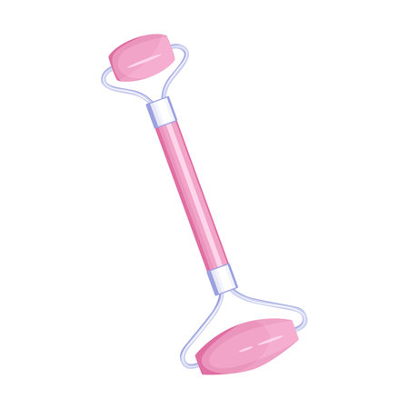 Tool for skin care. Gadget for facial treatment, face massage or cleansing. Cosmetology conceptのイラスト素材