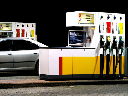 gas station pumps