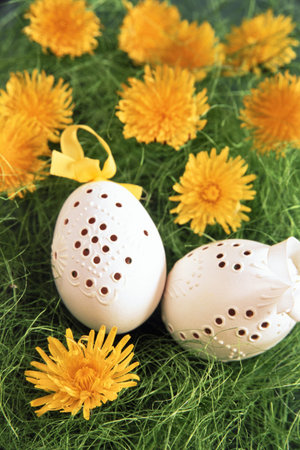 Painted Easter eggs