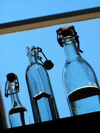 Bottles of waterの写真素材