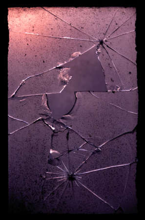 abstract background of cracked glassの写真素材