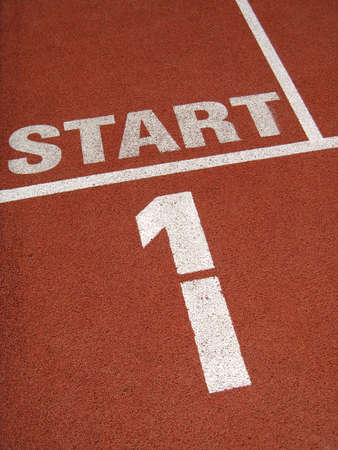 view from sports trackの写真素材