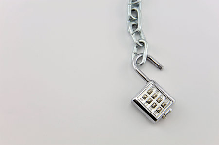 Padlock and chain