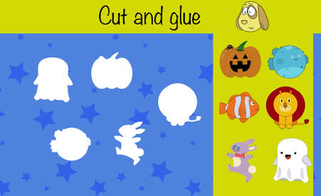 Math puzzle game. Children education game, iq test, brain trainingのイラスト素材