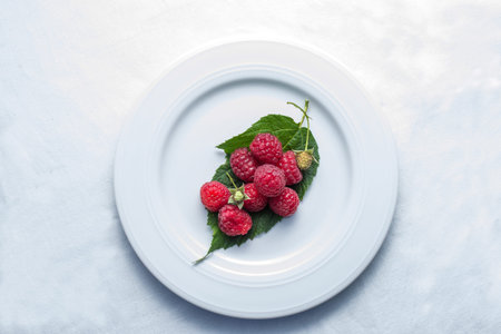 rasberriesの写真素材