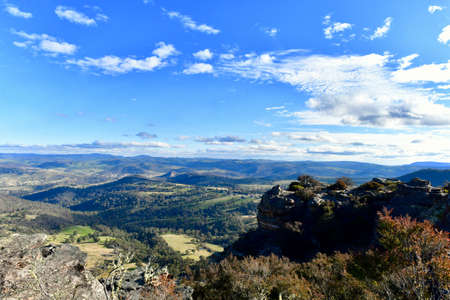 A view from Hassans Wall near Lithgow into the valleyのeditorial素材