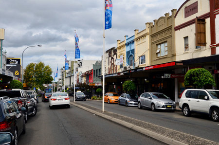 A view of the Sydney suburb of Marrickvilleのeditorial素材