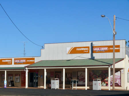 A store in a country townのeditorial素材