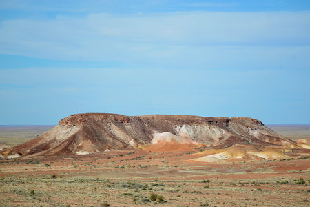 landscape at The Breakaways near Coober Pedy in South Australia