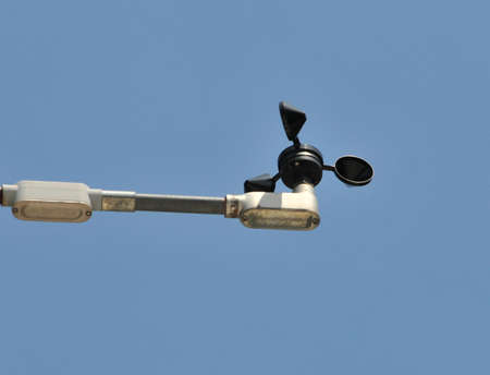 anemometer wind speed indicatorの写真素材